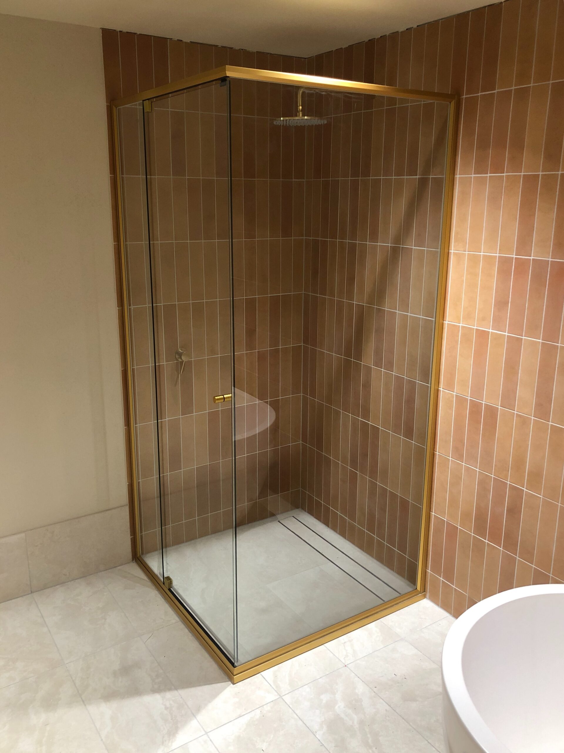 Semi Frameless Shower Screens